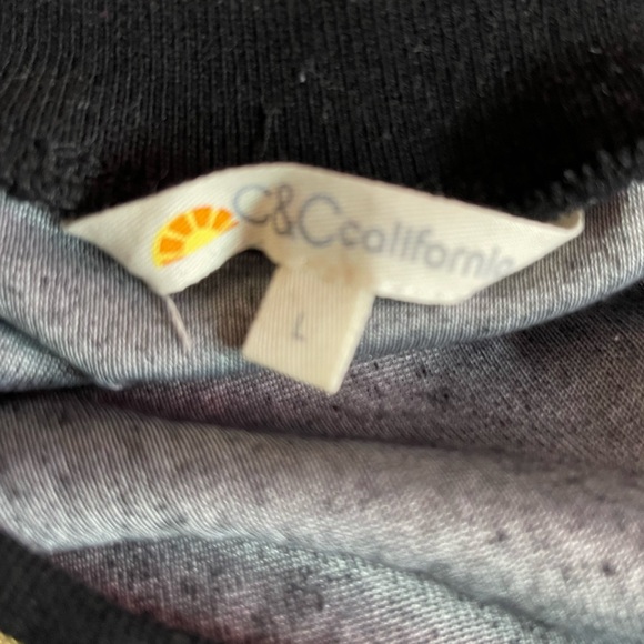 Cold Shoulder Velour Star Elbow Sweatshirt - Picture 4 of 5